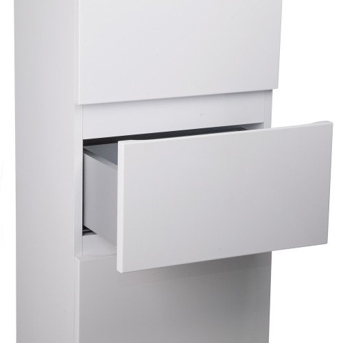 Пенал напольный Qtap Albatross 400х1900х305 White QT0175PN1900DRW