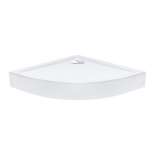 Набор Qtap душевая кабина Presto WHI1099AP5 Pear 1970x900x900 мм + поддон Robin 309912C 90x90x12 см с сифоном
