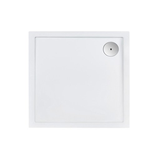 Набір Qtap душова кабіна Presto New CRM1088AC5 Clear 2020х800х800 мм + піддон Robin 308812C 80x80x12 см з сифоном