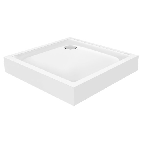 Набор Qtap душевая кабина Aquarius CRM1099SC6 Clear + поддон Unisquare 309915