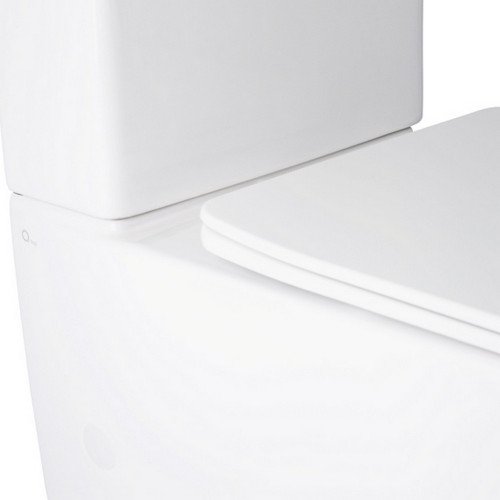 Унітаз-компакт Qtap Robin безобідковий з сидінням Soft-close QT13222141ARW