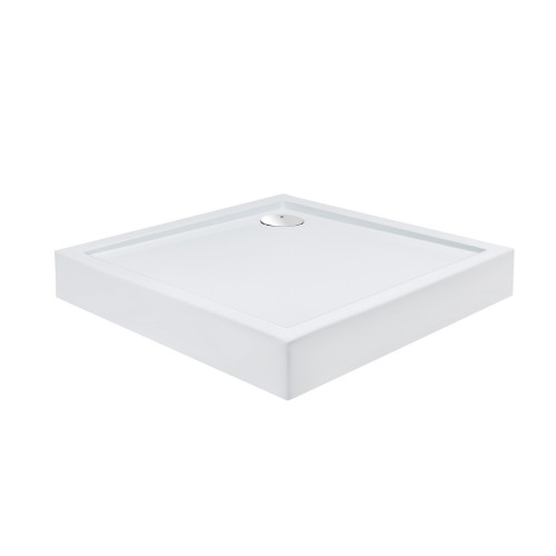 Набор Qtap душевая кабина Presto New CRM1088AC5 Clear 2020х800х800 мм + поддон Robin 308812C 80x80x12 см с сифоном