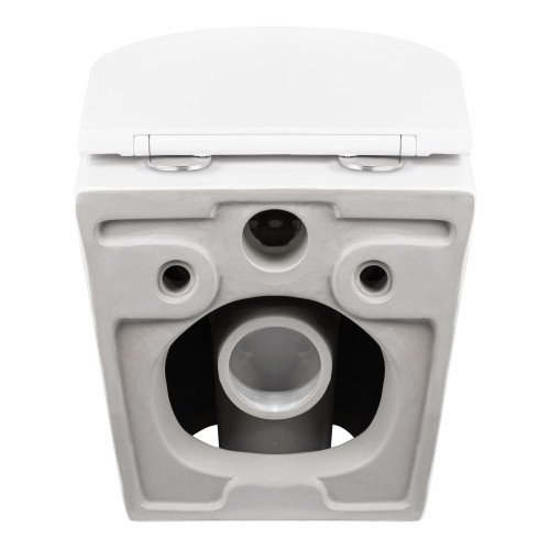 Унитаз подвесной Qtap Robin безободковый с сиденьем Slim Soft-close QT1333046ERW