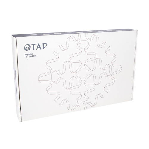 Змішувач для кухні Qtap Vlasta New з гнучким виливом з підключенням для питної води QTVLA364GMB45649 Gunmetal Black PVD