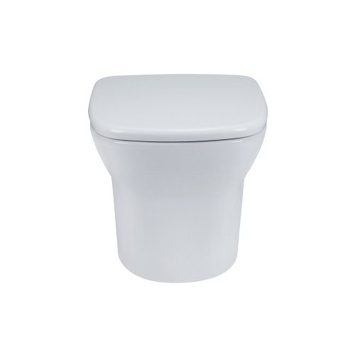 Унитаз подвесной Qtap Gemini безободковый с сиденьем Soft-close QT25332614EW
