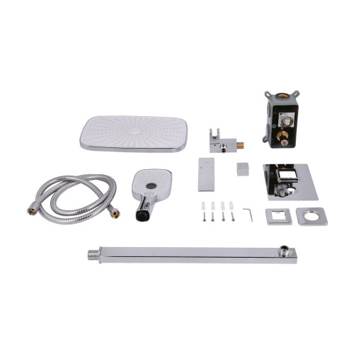 Душевая система для душа Qtap Gemini скрытого монтажа на два потребителя QTGEM113CRM45696 CRM