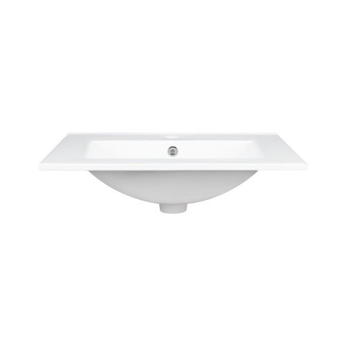 Комплект Qtap Tern 600х580х437 White тумба подвесная + раковина врезная QT1772TPL6013060CW