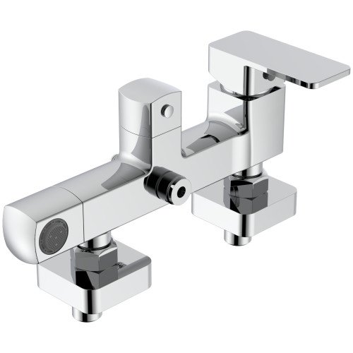 Душевая система для кабины Qtap Capricorn на три потребителя (с изливом) 53103KNC Chrome
