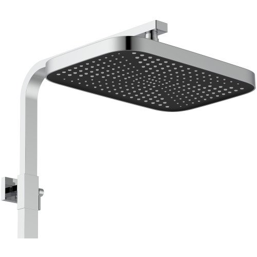 Душевая система для кабины Qtap Capricorn на три потребителя (с изливом) 53103KNC Chrome